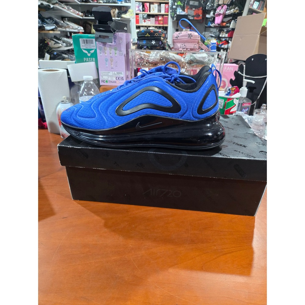 Nike Air Max 720 Racer Blue Black Mens Size 11 AO2924-406 Running Shoes